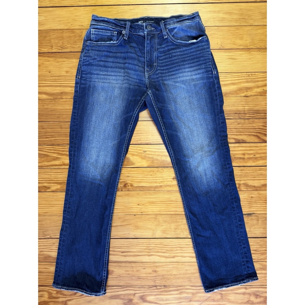 BKE Jake Straight‎ Jeans Mens 30x30 Blue Stretch Denim Straight Leg Medium Wash